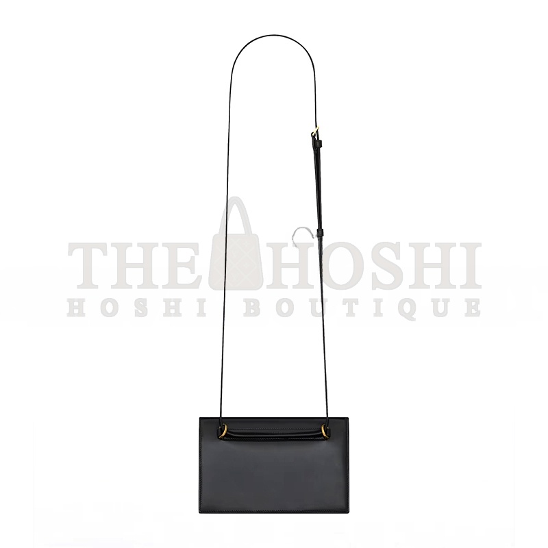 Y51 VOLTAIRE MINI LEATHER ENVELOPE CLUTCH BAG 7852810SX0W1000 (19*12*3.5cm) Master Quality